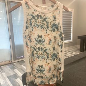 Allison Joy Tunic in Green and Gold print